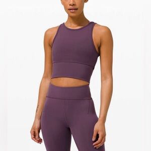 Lululemon Power Pivot Tank Everlux Grape Thistle